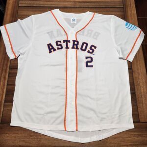 Houston Astros #2 Bregman Baseball Shirt White XL